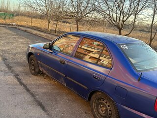 2002 Hyundai Accent II, синий, 300000 рублей, вид 5