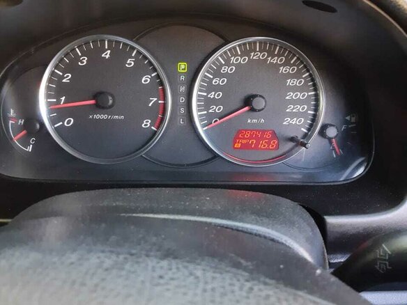 2003 Mazda 6 I (GG), серый, 320000 рублей - вид 6