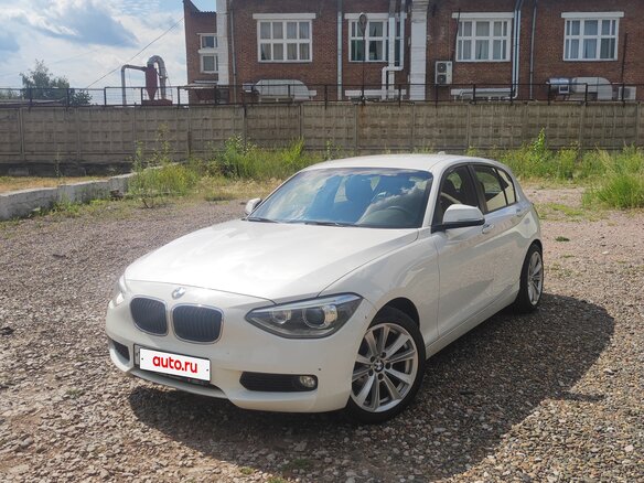 2013 BMW 1 серии 116i II (F20/F21), белый, 900000 рублей - вид 1