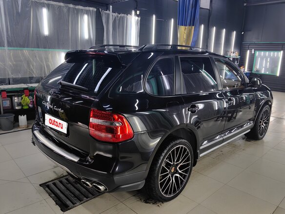 2007 Porsche Cayenne Turbo I Рестайлинг (957), чёрный, 1750000 рублей - вид 7