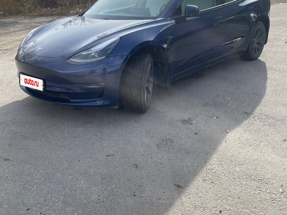 2021 Tesla Model 3 Long Range I, синий