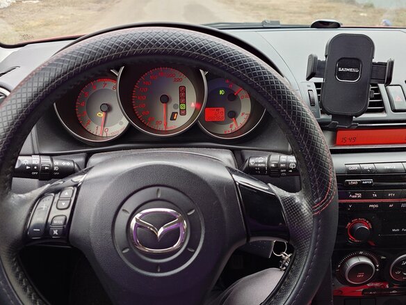 2008 Mazda 3 I (BK) Рестайлинг, красный, 635000 рублей - вид 7