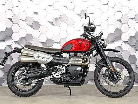 2024 Triumph Scrambler, красный, 1377000 рублей, вид 3