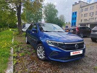 2020 Volkswagen Polo VI, синий, 1410000 рублей, вид 3
