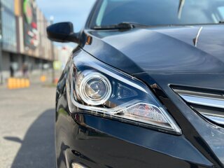 2016 Hyundai Solaris I Рестайлинг, чёрный, 1050000 рублей, вид 3