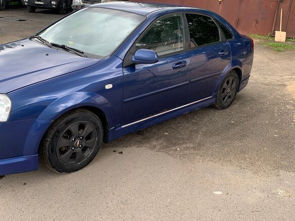 2008 Chevrolet Lacetti I, синий, 350000 рублей - вид 2