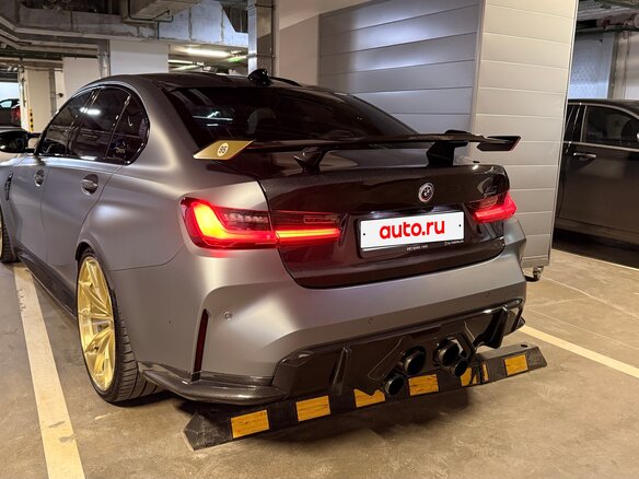 2022 BMW M3 Competition Package VI (G80), серый, 26500000 рублей - вид 5