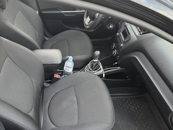 2012 Kia Rio 5-speed III, чёрный, 1050000 рублей - вид 14