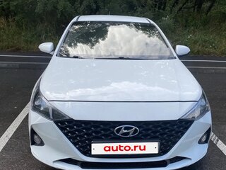 2020 Hyundai Solaris II Рестайлинг, белый, 1250000 рублей, вид 1