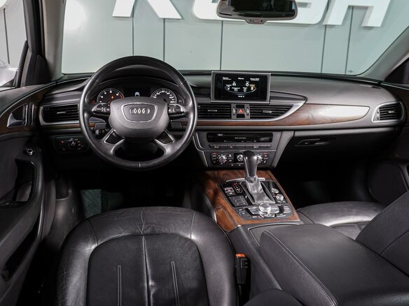 2015 Audi A6 IV (C7) Рестайлинг, белый - вид 6
