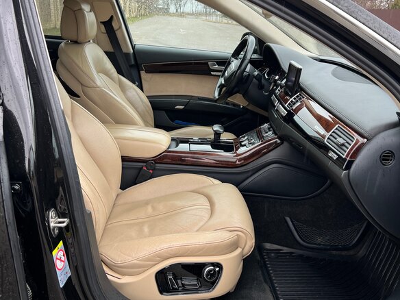 2013 Audi A8 Long III (D4), чёрный, 1700000 рублей - вид 6