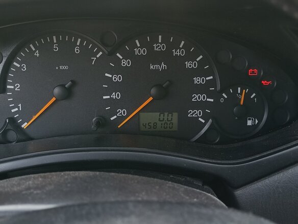 2003 Ford Focus I Рестайлинг, красный, 130000 рублей - вид 7