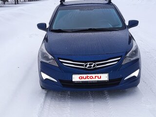 2016 Hyundai Solaris I Рестайлинг, синий, 1250000 рублей, вид 3