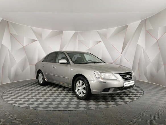 2010 Hyundai Sonata V (NF) Рестайлинг, серый - вид 2