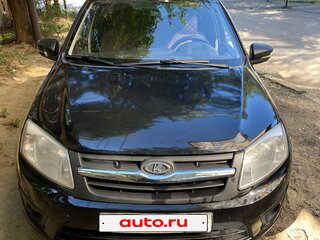 2015 Lada (ВАЗ) Granta I, чёрный, 350000 рублей, вид 1
