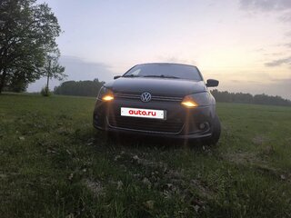 2013 Volkswagen Polo V, чёрный, 670000 рублей, вид 3