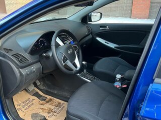 2012 Hyundai Solaris I, синий, 750000 рублей, вид 4