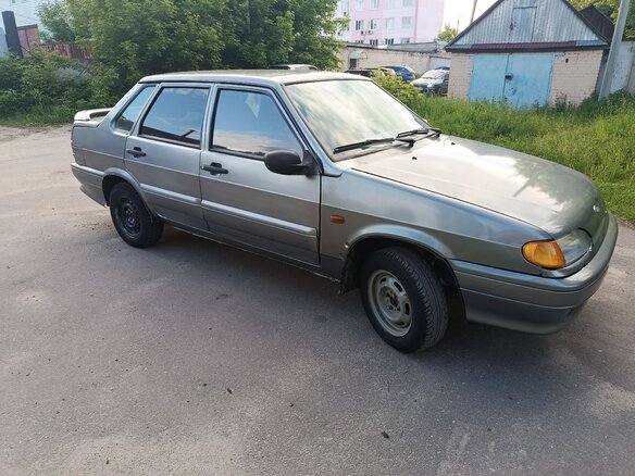 2007 Lada (ВАЗ) 2115, серый, 160000 рублей - вид 1