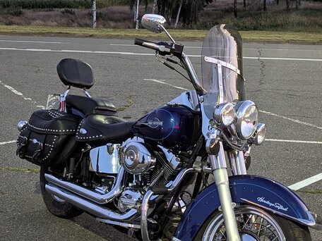 2006 Harley-Davidson Heritage Classic, синий, 650000 рублей, вид 1