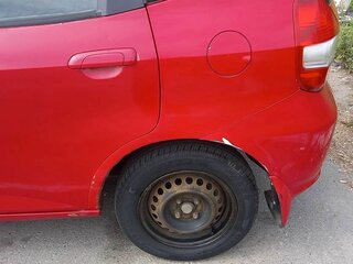 2003 Honda Fit I, красный, 250000 рублей, вид 5