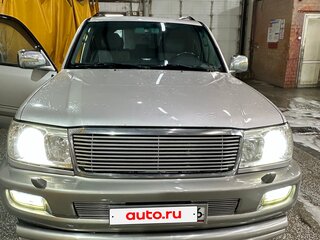 2003 Toyota Land Cruiser Cygnus 100 Series Рестайлинг 1, серебристый, 1580000 рублей, вид 2