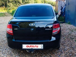 2015 Lada (ВАЗ) Granta I, чёрный, 450000 рублей, вид 5