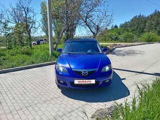2007 Mazda 3 I (BK) Рестайлинг, синий, 550000 рублей, вид 2