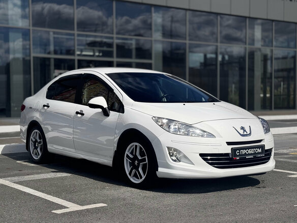 2014 Peugeot 408 I, белый - вид 3