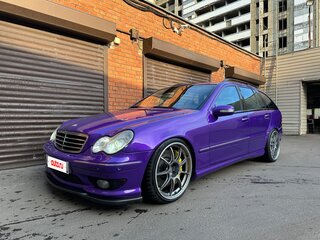 2001 Mercedes-Benz C-Класс AMG 32 AMG II (W203), фиолетовый, 2100000 рублей, вид 1
