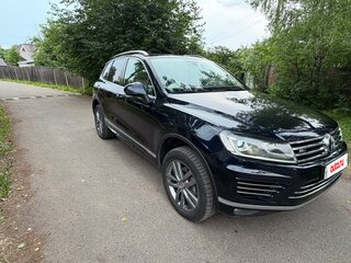 2016 Volkswagen Touareg II Рестайлинг, синий, 3200000 рублей, вид 3