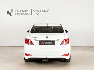 2016 Hyundai Solaris I Рестайлинг, белый, 874254 рублей, вид 4