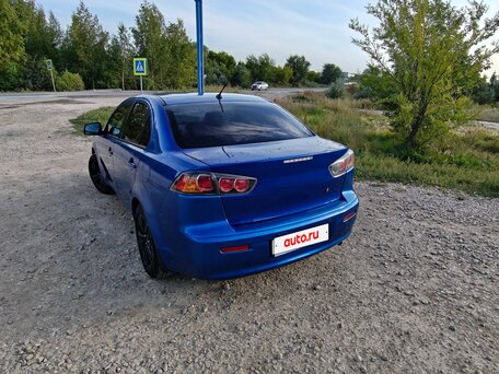 2011 Mitsubishi Lancer X Рестайлинг, синий, 650000 рублей, вид 3