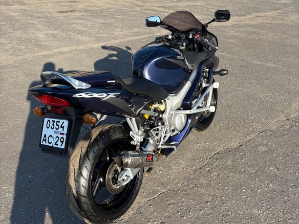 2002 Honda CBR 600F, синий, 510000 рублей - вид 7