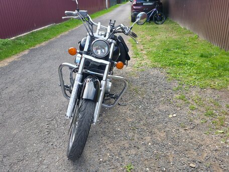 2012 Honda Shadow 750, чёрный, 650000 рублей, вид 4