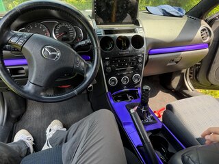 2007 Mazda 6 I (GG) Рестайлинг, чёрный, 500000 рублей, вид 3