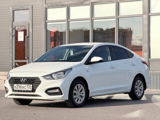 2018 Hyundai Solaris II, белый, 1399000 рублей, вид 5