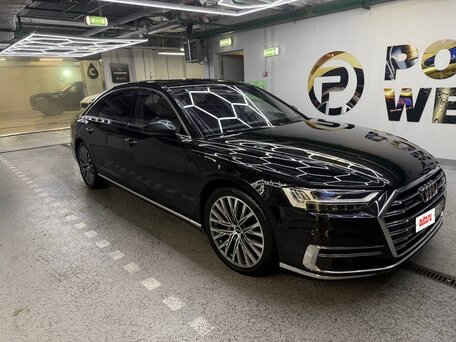 2021 Audi A8 Long 55 TFSI IV (D5), чёрный, 7500000 рублей, вид 1