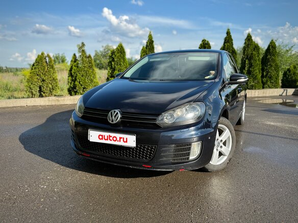 2011 Volkswagen Golf VI, синий, 850000 рублей - вид 9