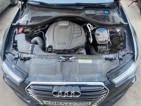 2016 Audi A6 IV (C7) Рестайлинг, чёрный, 1750000 рублей - вид 10