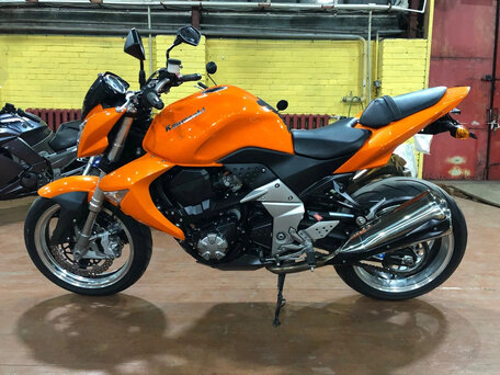 2007 Kawasaki Z 1000, оранжевый, 580000 рублей, вид 2