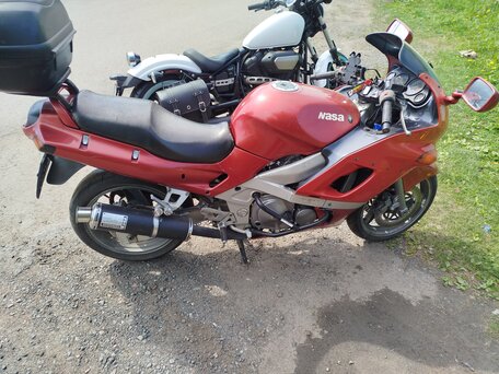 1994 Kawasaki ZZR 400, красный, 200000 рублей, вид 2