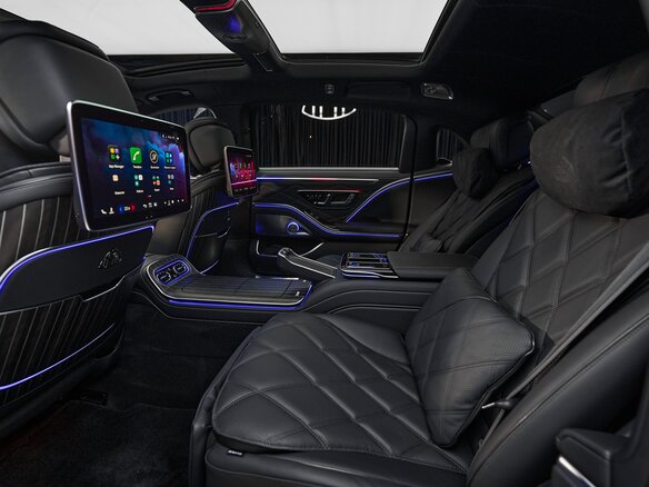 2026 Mercedes-Benz Maybach S-Класс 580 II (Z223) Рестайлинг, чёрный - вид 32