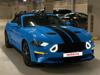 2019 Ford Mustang VI Рестайлинг, голубой, 3450000 рублей, вид 2