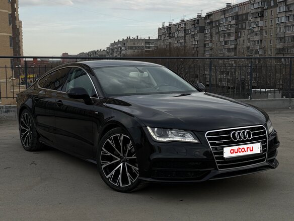 2013 Audi A7 I (4G), чёрный, 2170000 рублей - вид 2