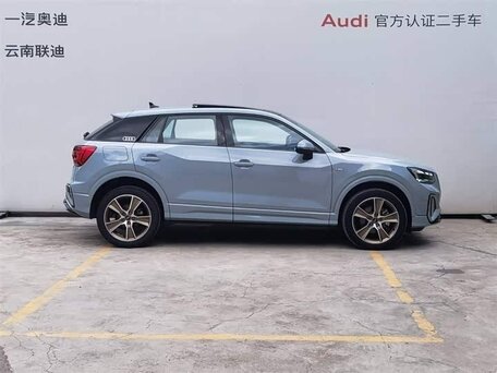 2022 Audi Q2 L 35 TFSI I Рестайлинг, голубой, 2300000 рублей, вид 3