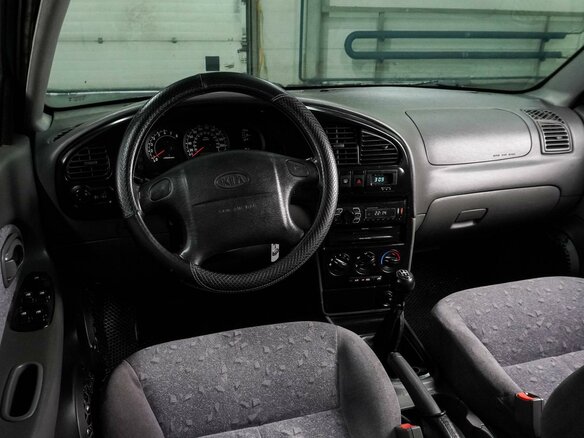 2007 Kia Spectra I Рестайлинг 2, чёрный - вид 5