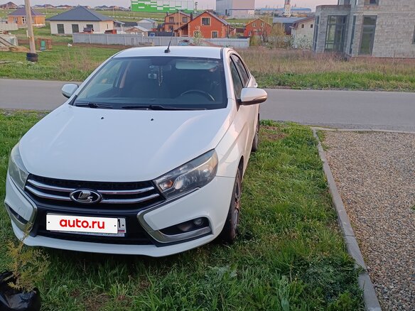 2017 Lada (ВАЗ) Vesta I, белый, 850000 рублей - вид 1
