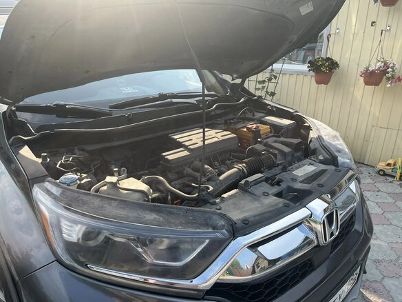2017 Honda CR-V V, серый, 2600000 рублей - вид 7