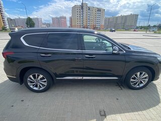 2019 Hyundai Santa Fe IV, чёрный, 2090000 рублей, вид 3