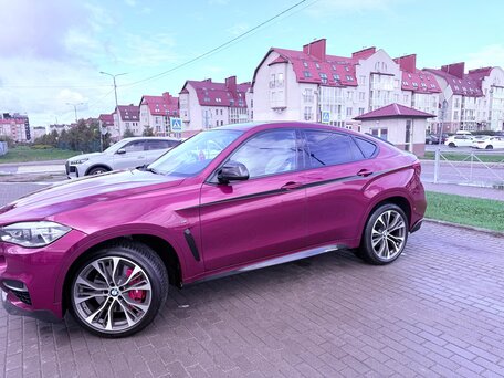 2017 BMW X6 M50d II (F16), красный, 4799000 рублей, вид 3